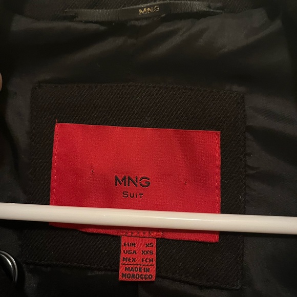 MNG Women’s Black Pea Coat Size XXS - Picture 3 of 9